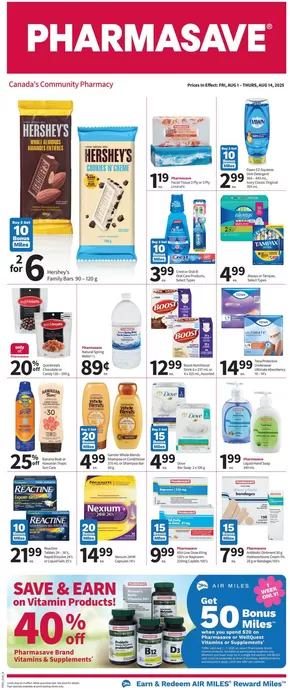 Pharmasave catalogue in Roddickton | Special offers for you | 2025-08-01T00:00:00.000Z - 2025-08-14T00:00:00.000Z