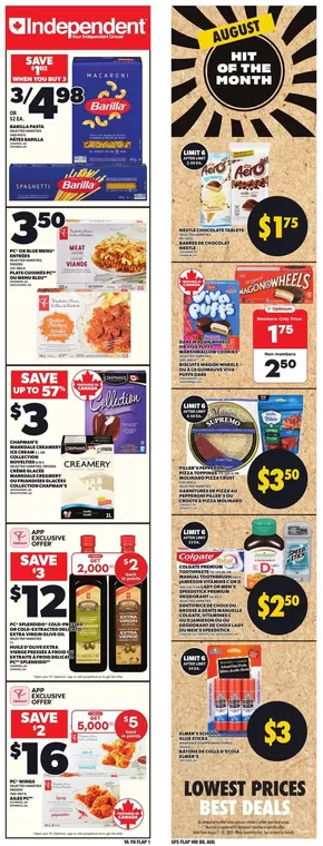 Independent Grocer catalogue in Manitouwadge | Current deals and offers | 2025-08-07T00:00:00.000Z - 2025-08-13T00:00:00.000Z
