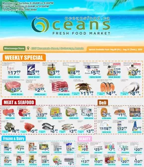 Oceans Fresh Food Market catalogue in Brampton | Weekly special  | 2025-08-08T00:00:00.000Z - 2025-08-14T00:00:00.000Z