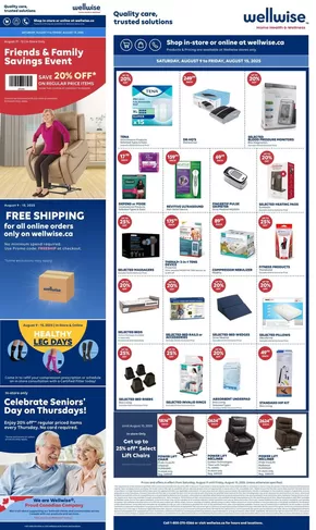 Shoppers Drug Mart catalogue in Comber ON | Current deals and offers | 2025-08-09T00:00:00.000Z - 2025-08-15T00:00:00.000Z