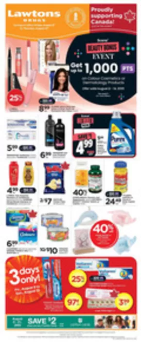 Lawtons Drugs catalogue in Gaspé | Weekly Ad | 2025-08-08T00:00:00.000Z - 2025-08-14T00:00:00.000Z