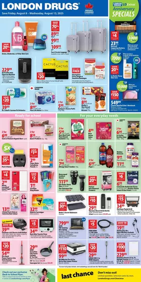 London Drugs catalogue | New offers to discover | 2025-08-08T00:00:00.000Z - 2025-08-13T00:00:00.000Z