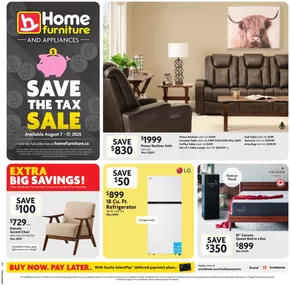 Home Furniture Canada Flyers