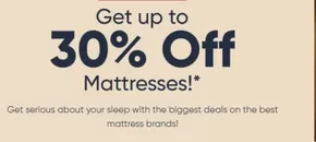 Sleep Country catalogue in Kitchener | Get up to 30% Off Mattresses!* | 2025-08-11T00:00:00.000Z - 2025-08-25T00:00:00.000Z