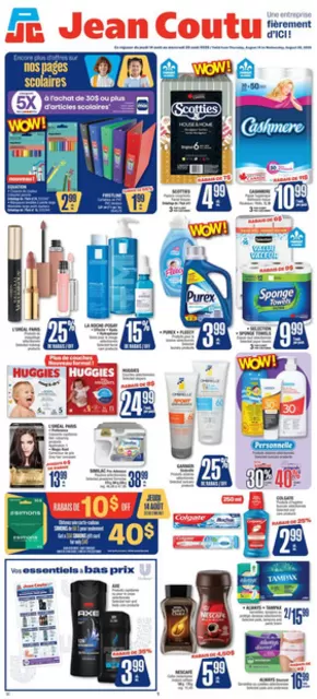 Jean Coutu catalogue in Saint-Lambert | Wide range of offers | 2025-08-14T00:00:00.000Z - 2025-08-20T00:00:00.000Z