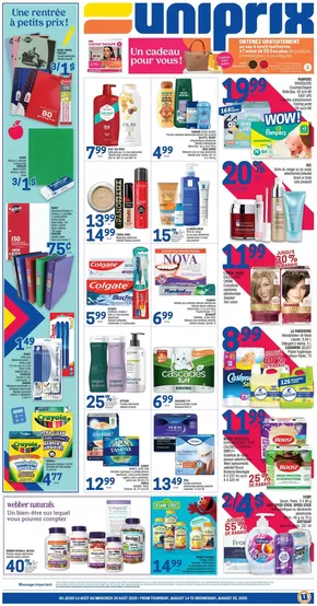 Uniprix catalogue in Musquodoboit Harbour | Uniprix Weekly ad | 2025-08-14T00:00:00.000Z - 2025-08-20T00:00:00.000Z