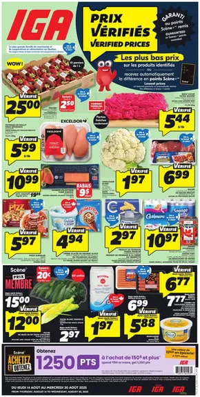 IGA catalogue in Montreal | Our best offers for you | 2025-08-14T00:00:00.000Z - 2025-08-20T00:00:00.000Z