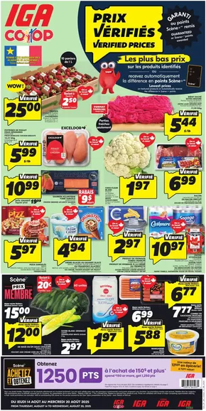 IGA catalogue in Montreal | Top deals for all customers | 2025-08-14T00:00:00.000Z - 2025-08-20T00:00:00.000Z