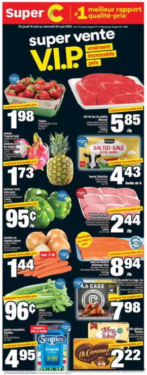 Super C catalogue in Saguenay | Circulaire | 2025-08-14T00:00:00.000Z - 2025-08-20T00:00:00.000Z