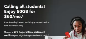 Rogers catalogue in Saint-Jérôme | Calling all students! | 2025-08-12T00:00:00.000Z - 2025-08-26T00:00:00.000Z