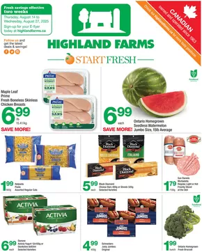Highland Farms flyer