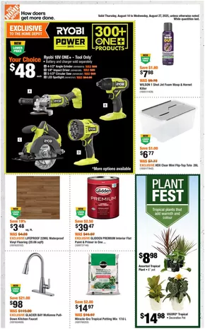 Home Depot catalogue in Head of Jeddore | Exclusive deals for our customers | 2025-08-14T00:00:00.000Z - 2025-08-27T00:00:00.000Z
