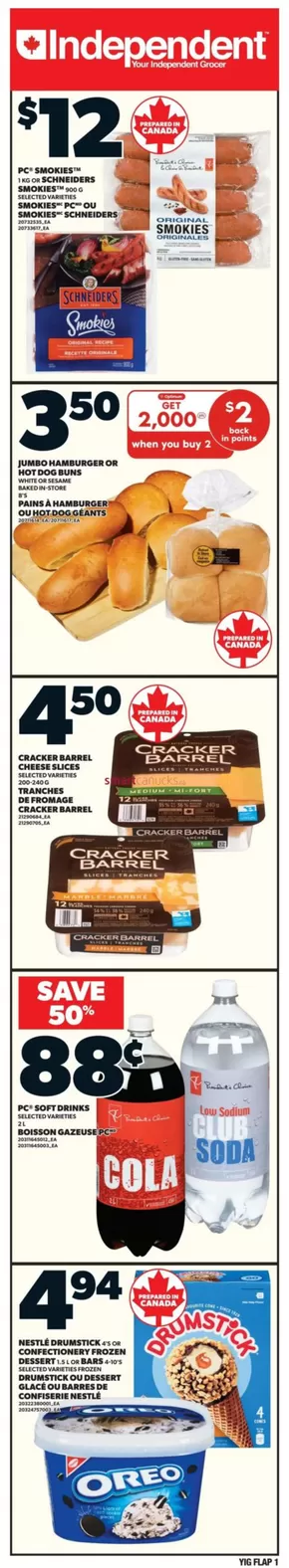 Independent Grocer catalogue in Brockville | Top deals for all customers | 2025-08-14T00:00:00.000Z - 2025-08-20T00:00:00.000Z