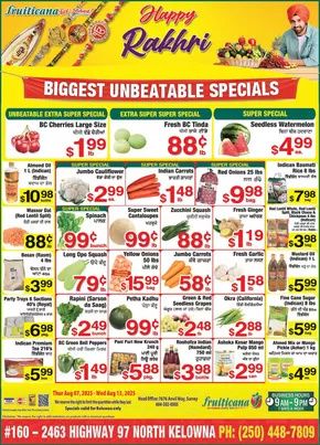 Fruiticana catalogue in Gatineau | Fruiticana weekly Specials | 2025-08-14T00:00:00.000Z - 2025-08-14T00:00:00.000Z