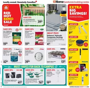 Home Hardware catalogue in Head of Jeddore | Great discounts on selected products | 2025-08-14T00:00:00.000Z - 2025-08-27T00:00:00.000Z