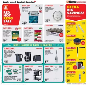 Home Hardware catalogue in Head of Jeddore | Discover attractive offers | 2025-08-14T00:00:00.000Z - 2025-08-27T00:00:00.000Z