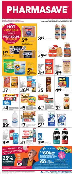 Pharmasave catalogue in Leamington | Top offers for smart savers | 2025-08-15T00:00:00.000Z - 2025-08-21T00:00:00.000Z