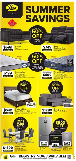 Leon's catalogue in Belleville | Top offers for smart savers | 2025-08-14T00:00:00.000Z - 2025-09-03T00:00:00.000Z