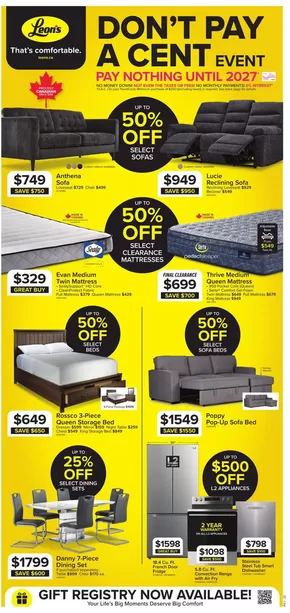 Leon's catalogue in Ottawa | Discover attractive offers | 2025-08-14T00:00:00.000Z - 2025-09-03T00:00:00.000Z