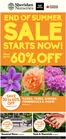 Sheridan Nurseries catalogue | End of summer sale starts now save up to 60 % off | 2026-08-31T00:00:00.000Z - 2026-09-09T00:00:00.000Z