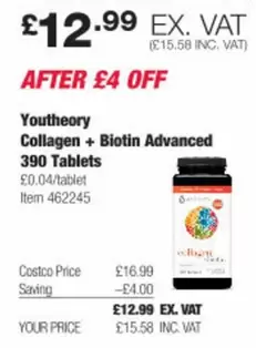 Collagen + Biotin Advanced