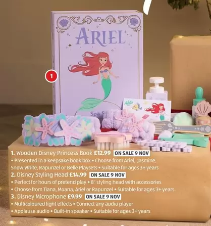 Disney - Wooden  Princess Book