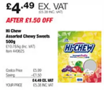 Chew Assorted Chewy Sweets
