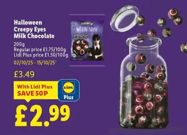 Lidl - Creepy Eyes Milk Chocolate