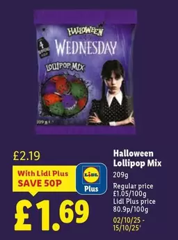 Lidl - Halloween Lollipop Mix