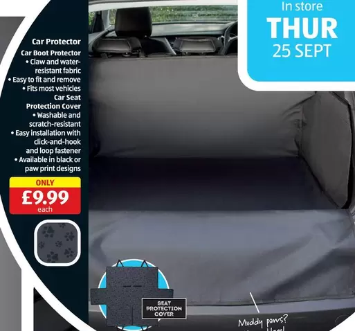 Car Boot Protector, Car Seat Protection Cover