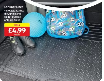 Finish - Car Boot Liner