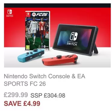 Nintendo - Switch Console & EA SPORTS FC 26