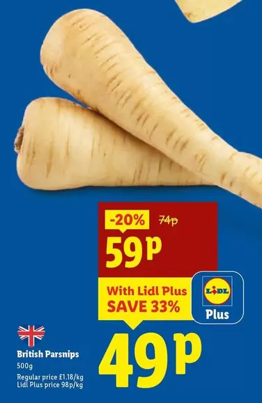 Lidl - British Parsnips