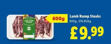 Lamb Rump Steaks