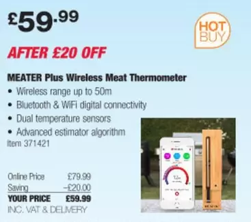 Dual - Plus Wireless Meat Thermometer