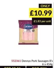 Denny - Pork Sausages 8's