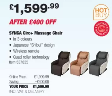 Circ+ Massage Chair