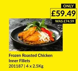 Frozen -  Roasted Chicken Inner Fillets