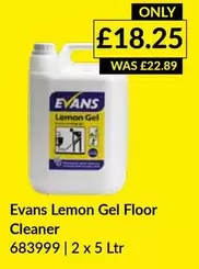 Evans - Lemon Gel Floor Cleaner