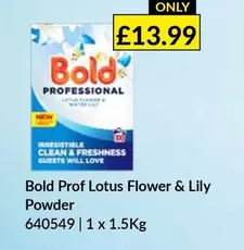 Bold - Lotus Flower & Lily Powder