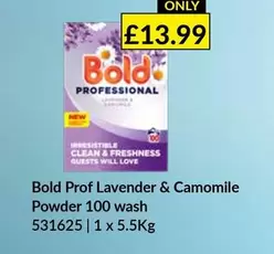 Bold - Prof Lavender & Camomile Powder 100 wash