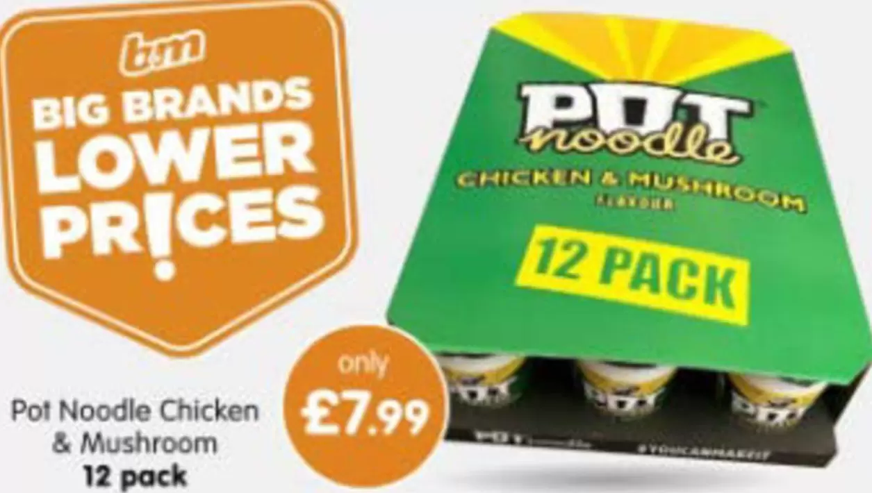 Pot Noodle -  Chicken & Mushroom