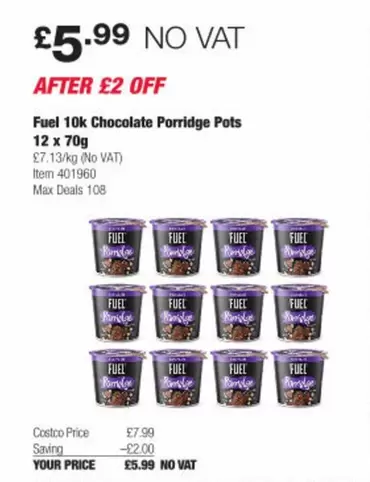 Chocolate Porridge Pots