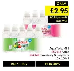 Apple - Twist Mini , Strawberry & Raspberry