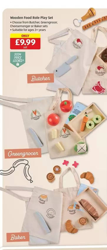 Butchers - Wooden Food Role Play Set
