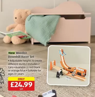 Cars - Wooden Downhill Racer Set