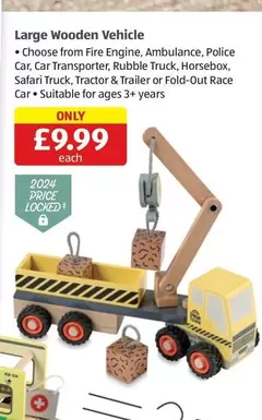 Large Wooden Vehicle