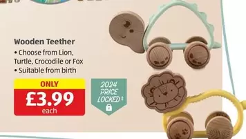 Lion - Wooden Teether