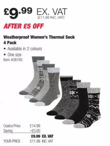 Women's Thermal Sock 4 Pack