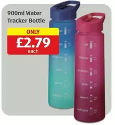 900ml Water Tracker Bottle